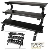 Troy VTX Three Tier Dumbbell Shelf Rack GTDR-3