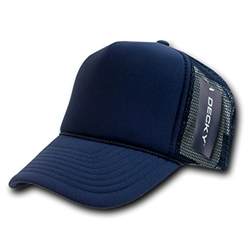 DECKY Solid Trucker Cap, Navy