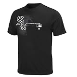 MLB Boys' Chicago White Sox Change Up Short Sleeve Basic Tee by Majestic (Black, Large)