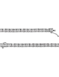 Sterling Silver Diamond Tennis Bracelet