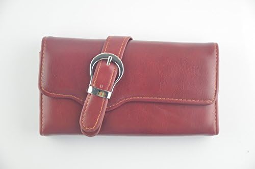 StarSide Luxury Genuine Red Color Leather Nail Care Personal Manicure &amp; Pedicure Set, Manicure Travel &amp; Grooming Set Kit, Nail Clipper