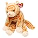 TY Beanie Buddy - AMBER the Gold Tabby Cat