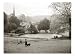 A Woman Walking Her Border Collie Dog in the Countryside Photographic Poster Print by Mirrorpix, 40x30
