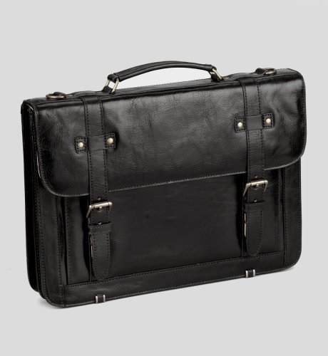 Collezione Satchel Style Leather Briefcase