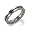 Titanium and Rainbow Enamel Ring, Size 10