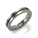 Jewelry : Titanium and Rainbow Enamel Ring