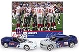 New York Giants 1:64 Home & Road Charger/Corvette 2-Pack with Card