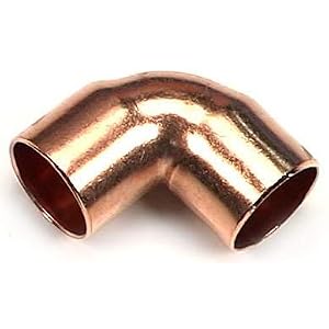 Package of 25 3/4 inch Nibco # 607 Copper Elbow (7/8od tubing size)