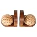 Pair of Hand-carved Golf Ball Bookends (Thailand)