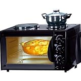 Produkt-Bild: 40 Liter Minik&uuml;che Kleink&uuml;che Singlek&uuml;che Pizzaofen Backofen mit Kochfeld Neu