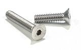 Stainless Steel 18-8 Flat Head Socket Cap Screw #6-32 x 3/8