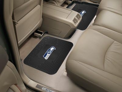 Team Fan Gear NFL - Seattle Seahawks Backseat Utility Mats 2 Pack Size=14"x17"