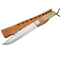 Santa Fe Hunter Brass Handle Bowie Knife - 13"