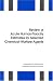 Book Review of Acute Human-Toxicity Estimates for Selected Chemical-Warfare Agents (Compass Series)