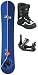 New 2006 Core 125 Cm Copter Snowboard Package for Kids