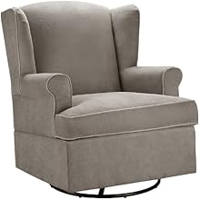 Dorel Asia Swivel Glider, Dark Taupe