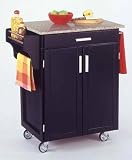 Home Styles Black Kitchen Cart