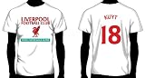 Liverpool FC Hero Soccer Tee: Dirk Kuyt | Youth Large | White