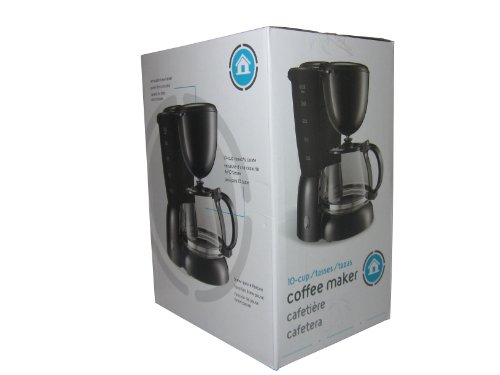 Coffeemaker - 10-Cup Drip Coffeemaker - Black