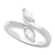 14K White Gold Diamond Ring - 0.50 Ct.