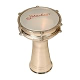 Aluminum Doumbek Drum, Zebra 8 1 / 2 &acute; x 15 1 / 2 &acute; - B001BU90RW