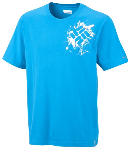Columbia Herren T-Shirt Outdoor Gesture Tee, Compass Blue, S, EM6516_491