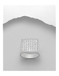 CZ Ring In 92.5 Sterling Silver