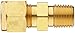 Parker CPI 4-2 FBZ-B Brass Compression Tube Fitting, Adapter, 1/4