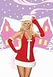Elegant Moments 3pc. Costume includes a velvet halter mini dress & a hat & gloves