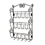 Spectrum 43310 Wall-Mount Scroll Letter Holder, Black