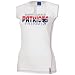 Reebok New England Patriots Ladies White Astronomy Split Neck T-shirt