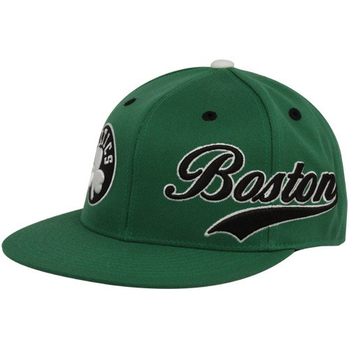adidas Boston Celtics Kelly Green Doubleheader 210 Fitted Hat (Small/Medium)