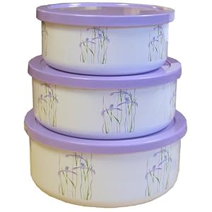 Corelle 6-pc. Enameled Bowl Set - Shadow Iris by 