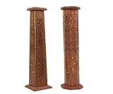 Wooden Tower Incense Holder 2 PER PACK (627197)