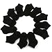 12 Pairs Thick Solid Black Anklet Casual Sport Socks Set Toddler Boys Ages 2-3
