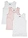 Trimfit Girls Scoopneck Undershirt 100% Combed Cotton In Assorted Prints (3 Pack) Small