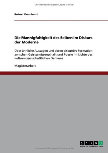 Die Mannigfaltigkeit des Selben im Diskurs der Moderne