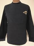 Size Medium - NFL St. Louis Rams Long Sleeve Fleece Mock Turtleneck Shirt!