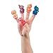 12 Neon Monkey Vinyl Finger Puppets ZOO Animal Jungle Party Favor Novelty TOY