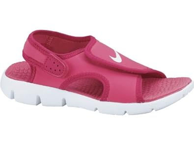 Nike Kids Sunray Adjust 4 Toddler/youth Sandals Pink/white