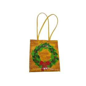 Liz Claiborne Gift Bag Holiday Tote Wreath