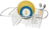 Better Houseware Corp Adjustable Stainless Steel Over the Sink Dish Drainer Rack