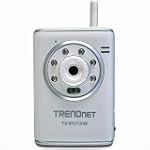 TRENDnet SecurView Wireless Day/Night Internet Surveillance Camera Server with 2-Way Audio TV-IP312W (Silver)
