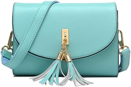 Outdoor Small Fringed Messenger Ladies Bag by Eyedow Kingdom Europe PU Soft Leather Handbags Crossbody Shoulder Pretty Girls and Women