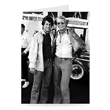 David Soul and Paul Michael Glaizer from the.. - Greeting Card (Pack of 2) - 7x5 inch - Art247 - Standard Size - Pack Of 2
