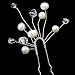 Simple Pearl and Crystal Silver Bridal Hair Pins (Pack of 2)