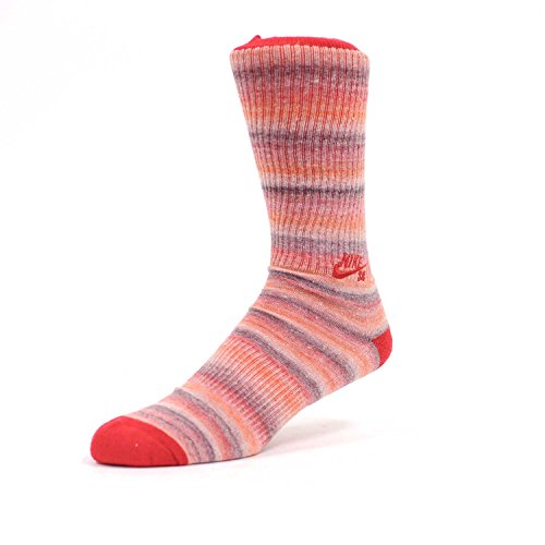 Nike SB Dri-Fit Space Dye Crew Sock (Gym Red/Team Orange) Sock