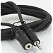 50 Foot 3.5mm Stereo Headphone Extension Cable Gold
