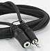50 Foot 3.5mm Stereo Headphone Extension Cable Gold