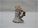 Traditional Christmas Cake Decoration - Angel pig with harp